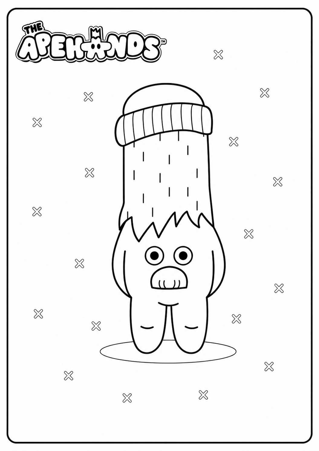Dad Handerson colouring page